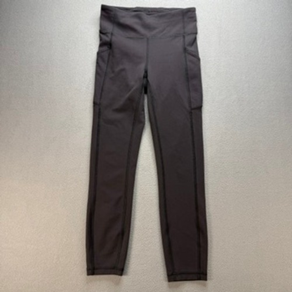 Lululemon Invigorate High-Rise Tight 25" Everlux Leggings Size 6 Black Pockets